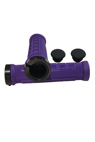 Bisiklet Kilitli Elcik 130 Mm - Alüminyum Kelepçeli Alyan Vidalı Mor Renk Mor