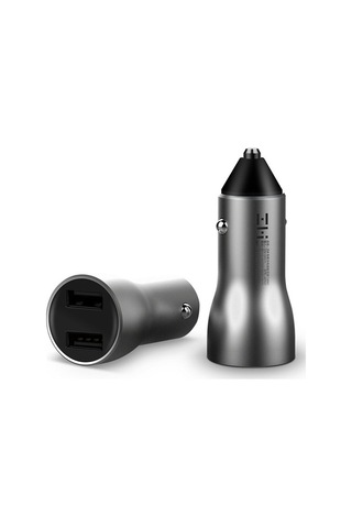 Xiaomi Eco-system'den Akıllı Yaşam Zmı Araç Şarj Cihazı Çift Usb 18w Hızlı Şarj 3.0 Cep Telefonu İçin Dijital Gerilim Göstergesi