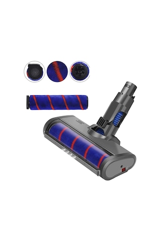 Dyson V12 İle Uyumlu Rulo Fırça Başlığı Led Işıklı