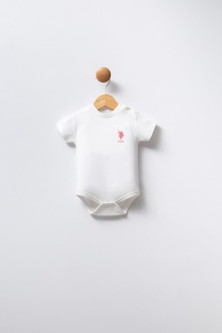 U.S. Polo Assn. U.s. Polo Assn Kız Bebek Pembe Body Zıbın Pembe
