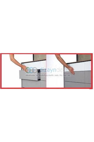 Samet Smart Tek Açılım Bas-aç Ray 50 Cm