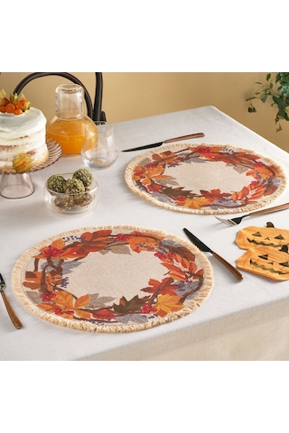 Karaca Larson 2li Amerikan Servisi 38 Cm Renkli