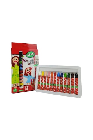 3b Trend U-4 12'li Pastel Boya Karışık