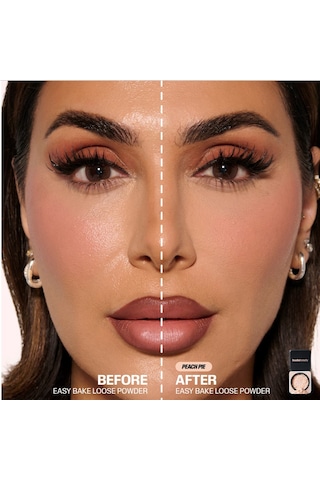 Huda Beauty Baby Bake Mini Easy Bake Loose Powder - Mini Easy Bake Sabitleyici Toz Pudra Cherry Blossom Diğer