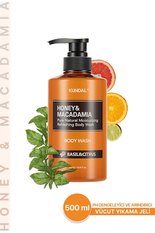 Kundal Basil & Citrus Pure Body Wash 500 ML