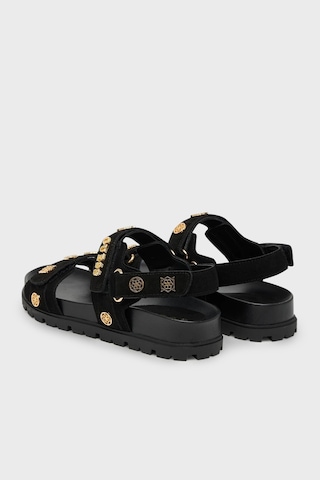 Guess Kadın Sandalet Flpfloesu03-black Siyah