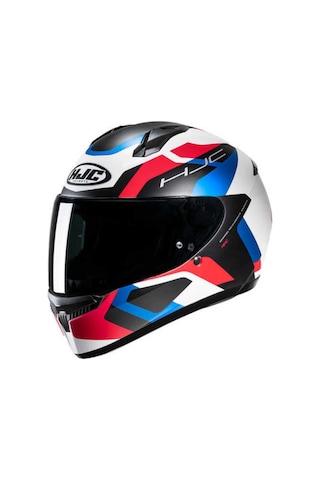 C10 Kapalı Kask Tıns Hrc Renk Mc21sf Şeffaf Vizör Beyaz