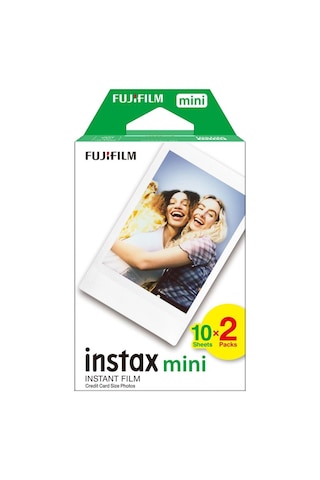 Instax Mini 13 Frost Blue Fotoğraf Makinesi Deri Albüm Pleksi Kılıf Ve 20'li Film Hediye Seti