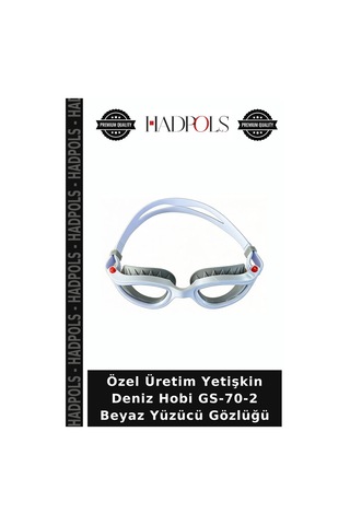 Özel Üretim Yetişkin Deniz Hobi Gs-70-2 Beyaz Yüzücü Gözlüğü