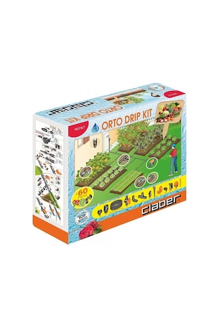 Claber 90767 Orto Drıp Sulama Kiti -60 Bitki Için