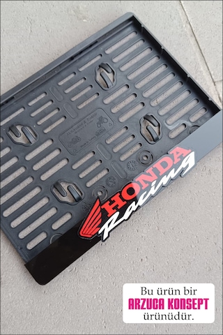 Motosiklet Plakalığı - Honda Racing Motor Plakalığı Honda Honda Racing Motor Plakalık