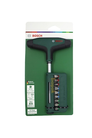 Bosch T Saplı Manyetik Tornavida 18 Parça Bits Seti 1600a039j3