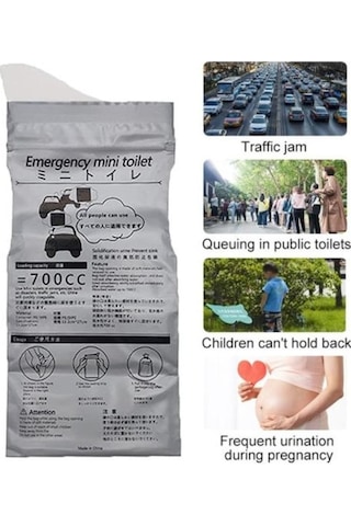 Novahub 1/6/12/20 Adet 700 Ml Tek Kullanımlık İdrar Torbası Sızdırmaz Seyahat Işemek Çanta Unisex Trafik Sıkışıklığı Acil Pisuar Çantaları 20pcs
