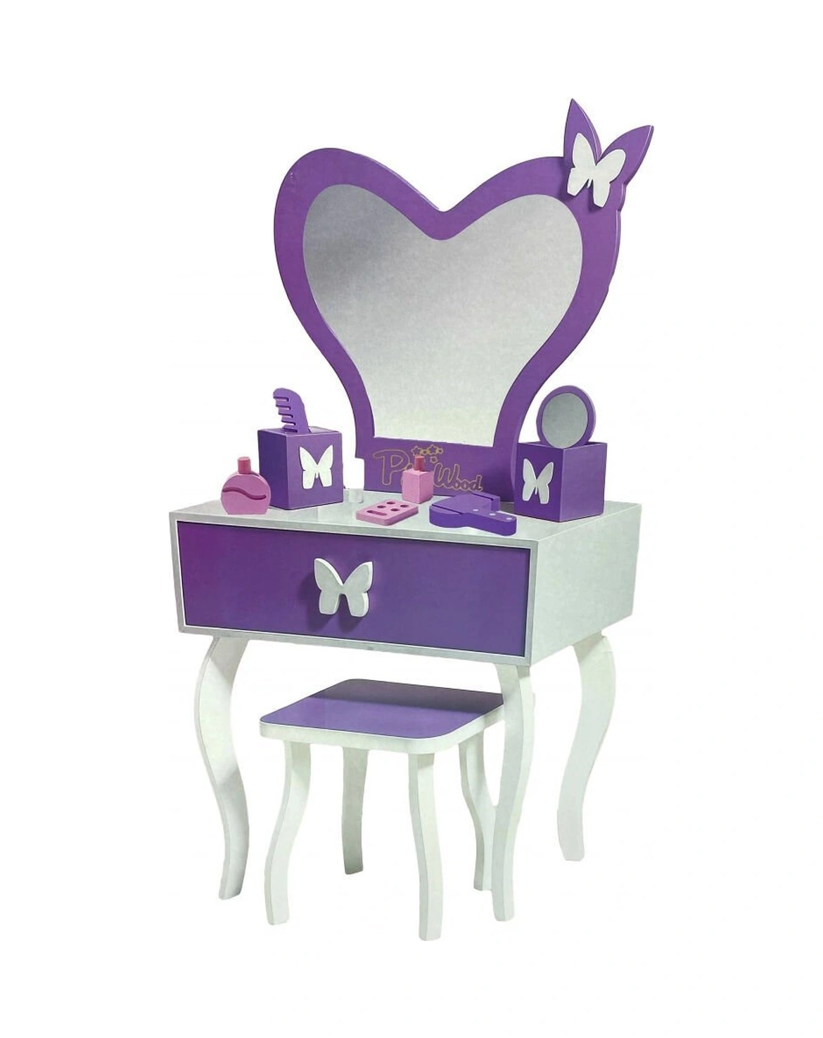 Ony-413 Kutuda Ahşap Makyaj Seti