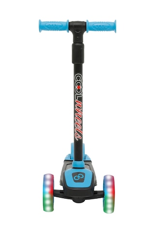 Cool Wheels Twist Led Işıklı 3 Tekerlekli Yükseklik Ayarlı Scooter - Mavi Mavi