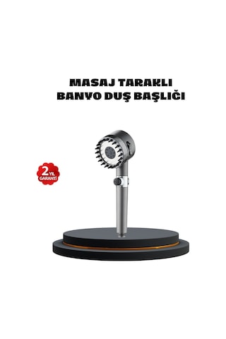 Masaj Uçlu Yüksek Basınçlı Duş Başlığı Spa Etkili Çr