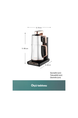 Homend Teabot 1785H Konuşan Otomatik Çay Makinesi