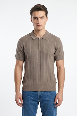 Baglan Erkek Spor Polo Yaka Triko Tişört Bgl-st05373 Vizon