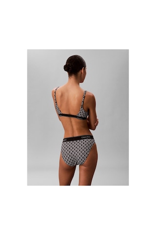 Calvin Klein Kadın Marka Logolu Elastik Bel Bantlı Siyah-beyaz Bikini Altı Lv00q61132 32n-15957 Siyah - Beyaz