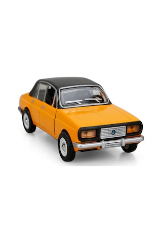 Anadol Diecast Çek Bırak Metal Oyuncak Araba Krem