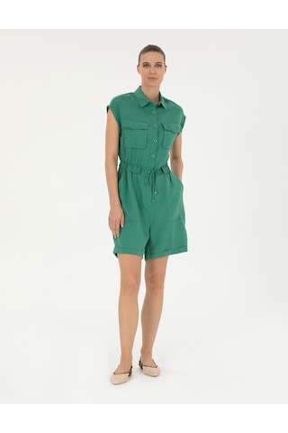 Pierre Cardin Kadın Yeşil Tulum Dokuma 50284677-vr054 Yeşil