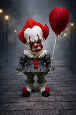 Pennywise Figürü The It Filmi Koleksiyonluk Palyaço Modeli, 3d Figür 13 Cm