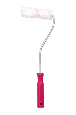 10 Cm Mini Boya Rulosu Seti, 6 Yedek Rulolu Dar Alan Fırçası