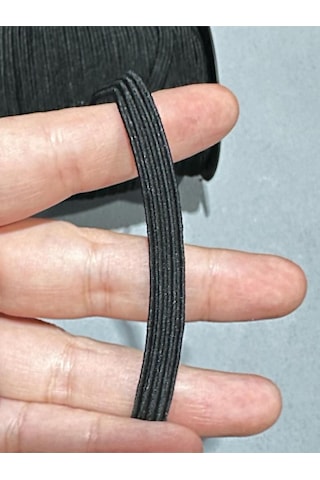 Paşateks 6 Mm Tres Lastik 5 Metre-siyah
