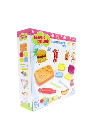 Magic Dough Hamburger Hamur Seti Çok Renkli