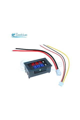 Dc 0-100v 10a 50a 100a Led Dijital Voltmetre Ampermetre Araba Motosiklet Gerilim Akım Ölçer Volt Dedektör Test Cihazı Monitör Paneli