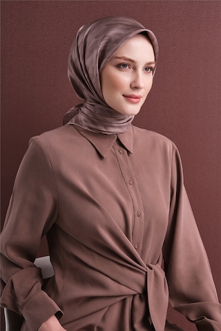 Armine Sura İpek Eşarp 2026-2027 - Sonbahar Kış-asm9630 Gül Kurusu