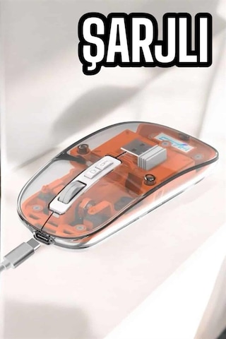 Kablosuz Mouse Fare 5.0 Bluetooth Bağlantılı Usb Girişli Yeni Nesil Standart