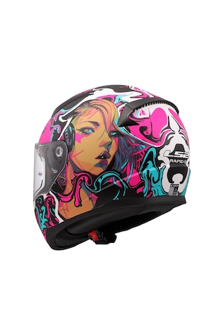 Ls2 Rapid 2 Cyberg Kapalı Kask Mor