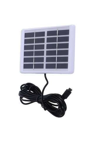 Konesam 1.2w 6v Polikristal Güneş Paneli - Mikro Usb Arayüzlü, Depolama Fonksiyonu Olmadan, Düşük Güçlü Cihazlar İçin
