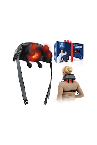 Bob And Brad 4d Shiatsu Boyun Masajı, Boyun, Omuzlar İçin Isıtmalı, Kablosuz Ve Elektrikli Masaj Cihazı, 2 Masaj Ve Sıcaklık Seviyesi, Erkekler Ve Kadınlar İçin Mükemmel Bir Hediye
