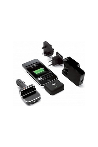 Griffin PowerDuo Reserve Apple Uyumlu iPhone 4S/4 PowerBank Harici Şarj Cihazı (Ev+Araç)
