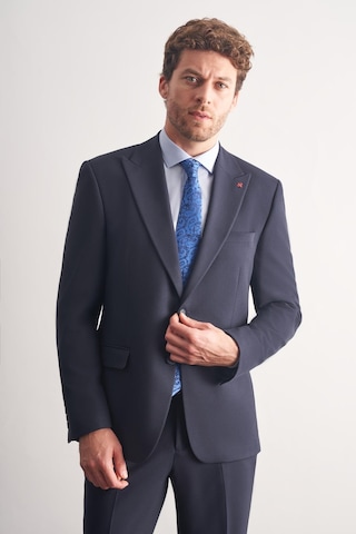 İmza Lacivert Kırlangıç Yaka Tam Astar 6 Drop Slim Fit Takım Elbise 1001255162 Lacivert