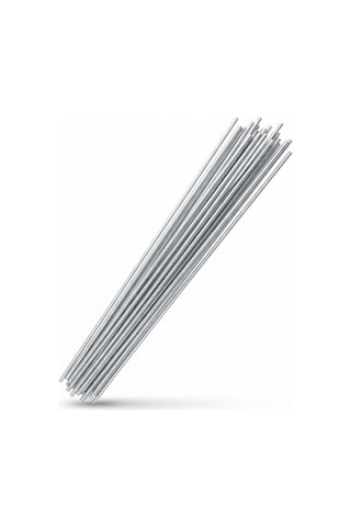 Galvanizli Çubuk Tel 2 Mm X 50 Cm 20 Adet - Kafes, Bitki Bağlama Ve Hobi Teli