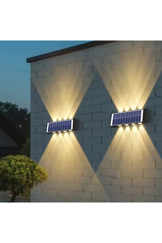 Güneş Enerjili Led Aplik Ct 8010 - Solar Enerjili Bahçe Aydınlatm Güneş Enerjili Led Aplik Ct 8010 - Solar Enerjili Bahçe Aydınlatm