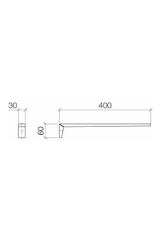 Dornbracht Supernova Havluluk-40Cm Krom
