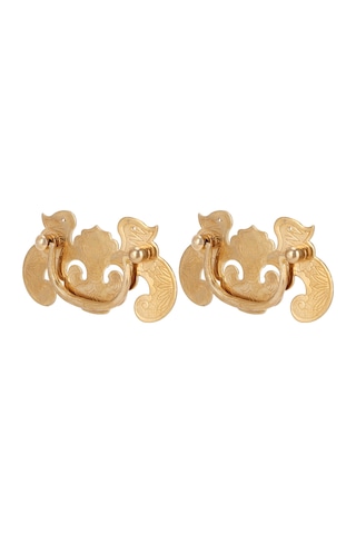 2 Adet Yarasa Desenli Kulp Retro Ahşap Dolap Çekme Kolu Huiliang