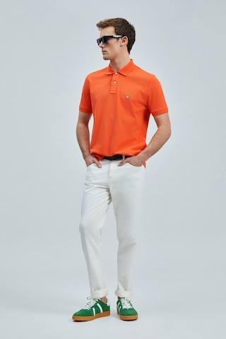 Lufian Erkek Polo Yaka T Shirt 111040206 Turuncu Turuncu