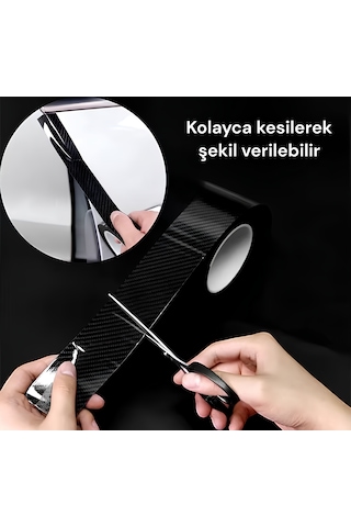 6d Kapı Eşiği Bagaj Altı Kapı Direği Şerit Folyo Boyut10cmx3metre