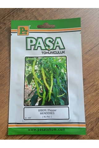 Paşa Tohumculuk Biber Tohumu Menderes Kıl Acı 5 Gr