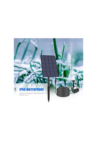 4 Nozullu 2.5 W Dıy Birdbath Dalgıç Güneş Çeşmesi Pompası