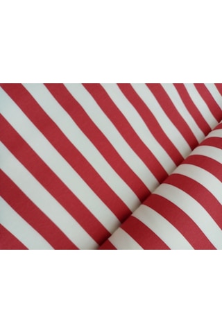 Hayat Home Çizgi Desen Lüks Duck Keten Kumaş