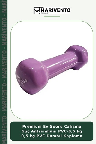 Premium Ev Sporu Çalışma Güç Antrenmanı Pvc-0,5 Kg 0,5 Kg Pvc Dambıl Kaplama