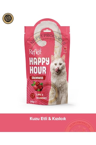 Reflex Happy Hour Sakinleşmeyi Kedi Ödül Maması 60 Gram