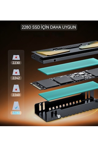 Jeyı M.2 2280 Ssd Soğutucu Pc/ps5/pcıe M.2 Yuvalı M2 Nvme Alüminy