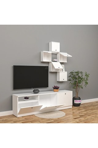 Smooth Tv Ünitesi Mdf Siyah